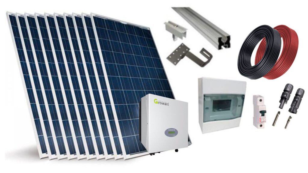 kit energia solar para residencias